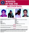 FBI Announces $10,000 Reward for Information Leading to the Arrest and Conviction of Fugitive Melchor Datu
