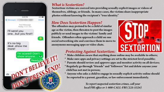 The Charlotte Division of the FBI is working to raise awareness about the dangers of sextortion, a type of online sexual exploitation.