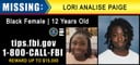 FBI and Tallahassee Police Department in Florida Seek Information in Disappearance of Lori Paige
