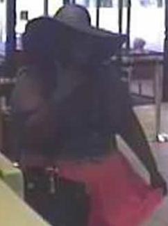 On Wednesday, September 17, 2014, an unknown black female robbed the Wells Fargo Bank branch located at 245 Santa Helena in Solano Beach, California.