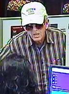 The FBI and San Diego Sheriff's Department seek assistance to identify the unknown male responsible for robbing the Bank of America in Ramona, California.