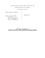 Affidavit in Robert Hanssen Spy Case