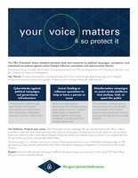 Protected Voices Flyer and Video Guide