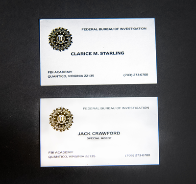 February 2021: The Silence of the Lambs Business Cards