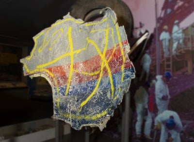 Portion of Fuselage from UA Flight 175