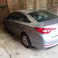 Car used in April 22, 2016 armed robbery of the J.B. Merrick Apothecary located at 31 Cricket Avenue in Ardmore, Lower Merion Township, Pennsylvania.