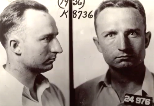 Mugshot of Alfred Brady, a gangster killed by FBI agents and their law enforcement partners in Maine in October 1937.