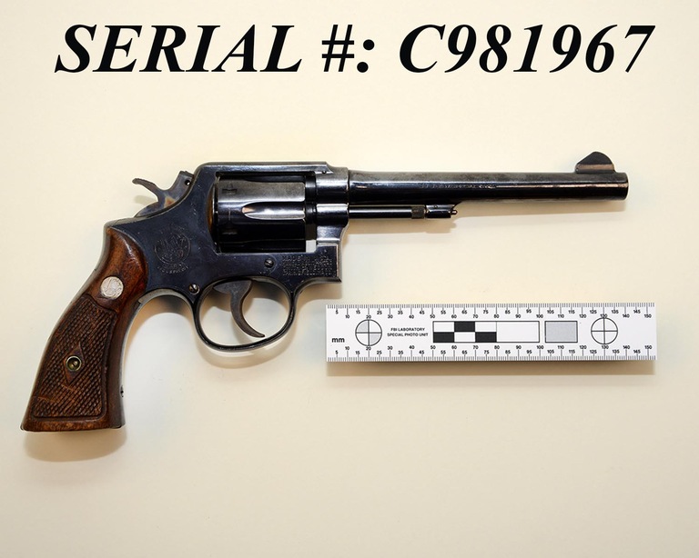 Revolver With Serial Number in William Bradford Bishop, Jr. Case