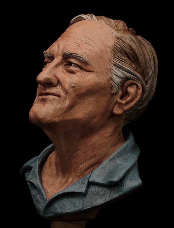 William Bradford Bishop, Jr. Bust Side View