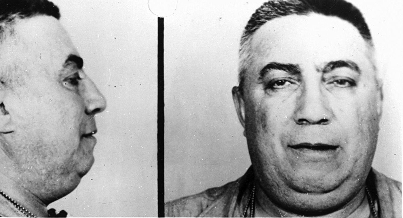 Mugshot of Anthony Pino, one of criminals who engineered the great Brinks robbery on January 17, 1950 in Boston.