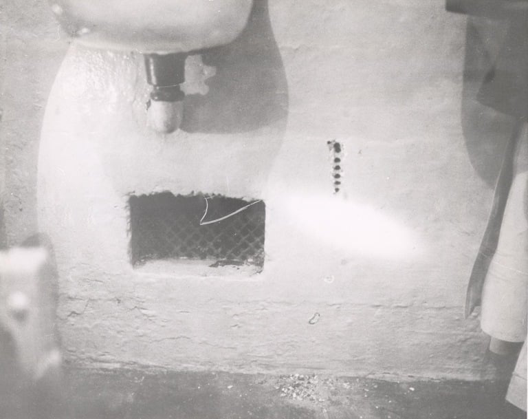 Ventilation Grate Used for Escape by Alcatraz Inmates