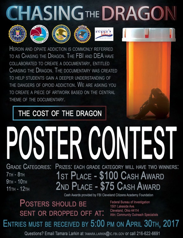 Cleveland Chasing the Dragon Poster Contest