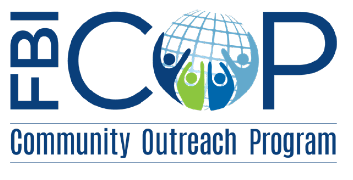 Logo of the FBI's Community Outreach Program.