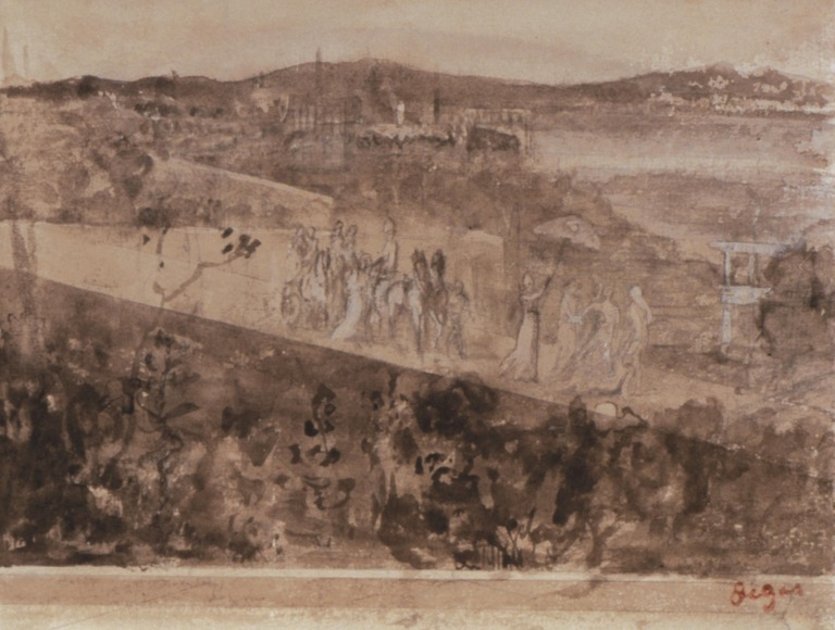 Degas, Cortège aux Environs de Florence