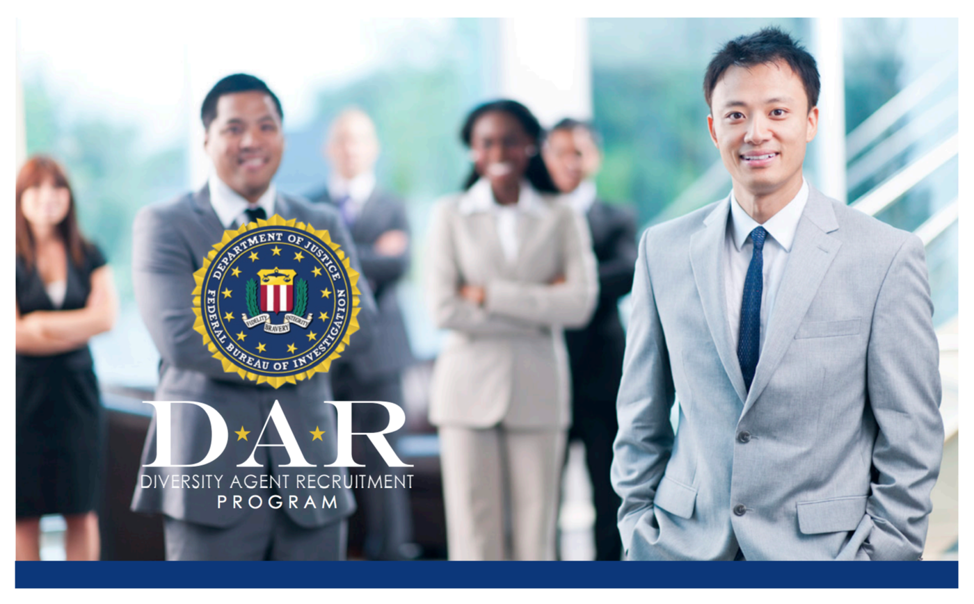 Through the Diversity Agent Recruitment (DAR) program, we want to collaborate with your organization to attract diverse, qualified applicants to the special agent role.