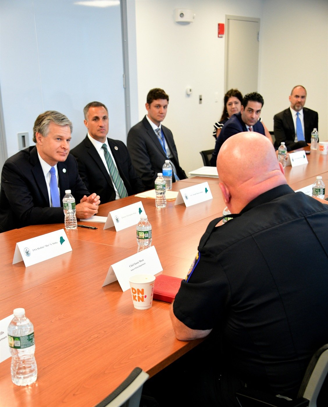 Director Wray Meets with Law Enforcement Partners in Maine