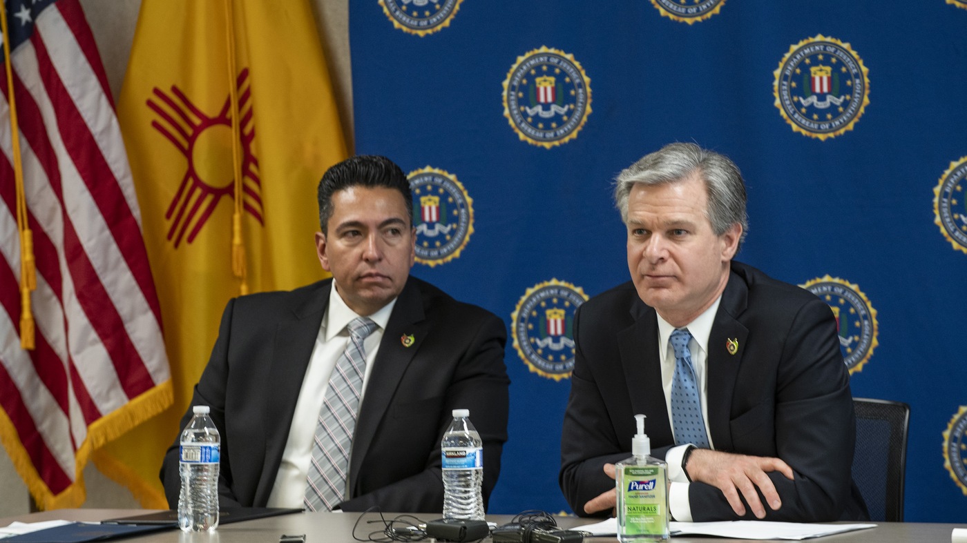 FBI Director Christopher Wray Albuquerque Visit Image 2