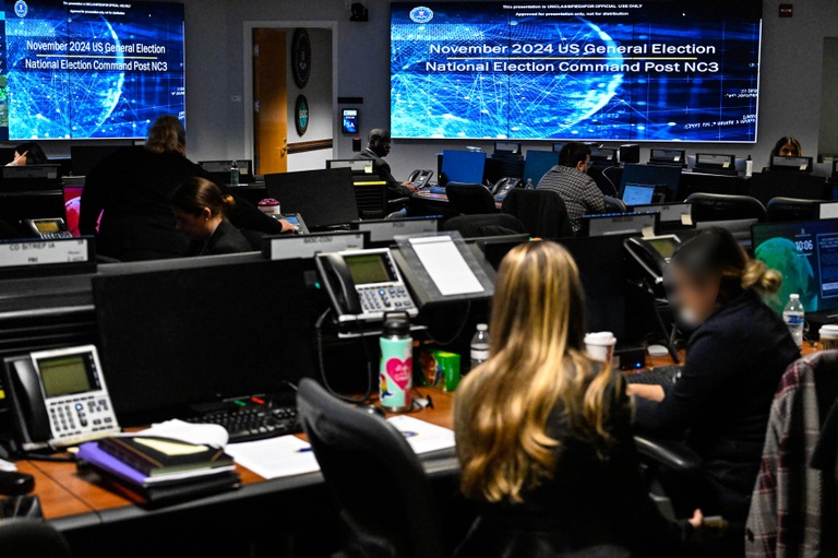 FBI Personnel Staff 2024 Election Command Post (2 of 4) FBI Personnel Staff 2024 Election Command Post (2 of 4)