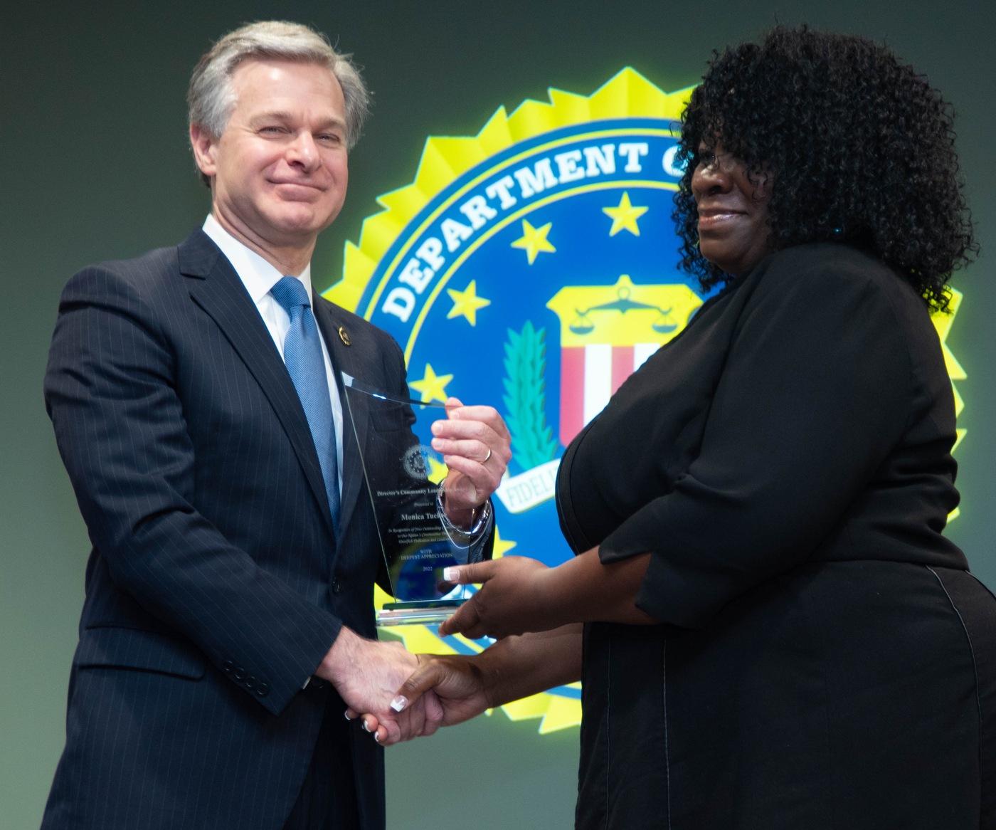 FBI El Paso 2022 Director’s Community Leadership Award recipient Monica Tucker.