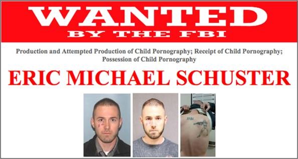 Wanted Fugitive Eric Michael Schuster