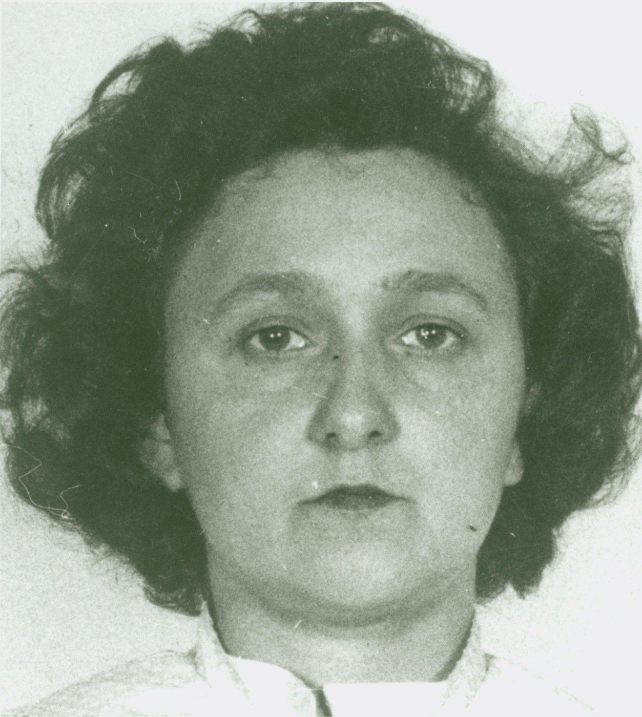 Ethel Greenglass Rosenberg, wife of and collaborator with spy Julius Rosenberg, convicted of espionage in 1951 and executed on June 19, 1953.
