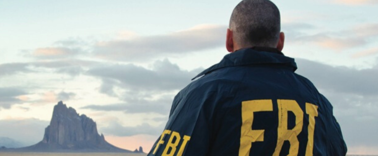 Graphic depicting a special agent looking out at a mountain in the distance. The text states, "Every missing person is important." -Raul Bujanda, Special Agent in Charge, Albuquerque Division. Go to fbi.gov/mmip." 