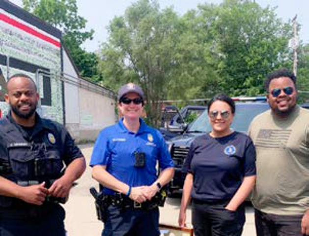 In 2023, FBI Detroit’s community outreach and recruitment teams attended the Linc Up Rock the Block Street Festival in Grand Rapids alongside other law enforcement partners. Event attendees were able to learn about the FBI and receive a number of resources pertaining to safety and crime prevention.