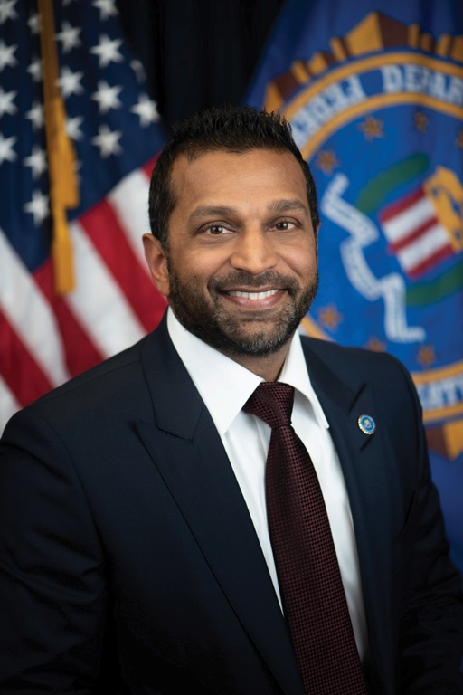 Portrait of FBI Director Kash Patel
