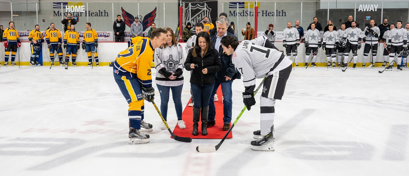 Before the start of the game, radio personality and event host Elliot Segal recognized Gold Star widow Ursula Palmer and paid homage to the life and legacy of her late husband Army Sgt. 1st Class Collin Bowen. 