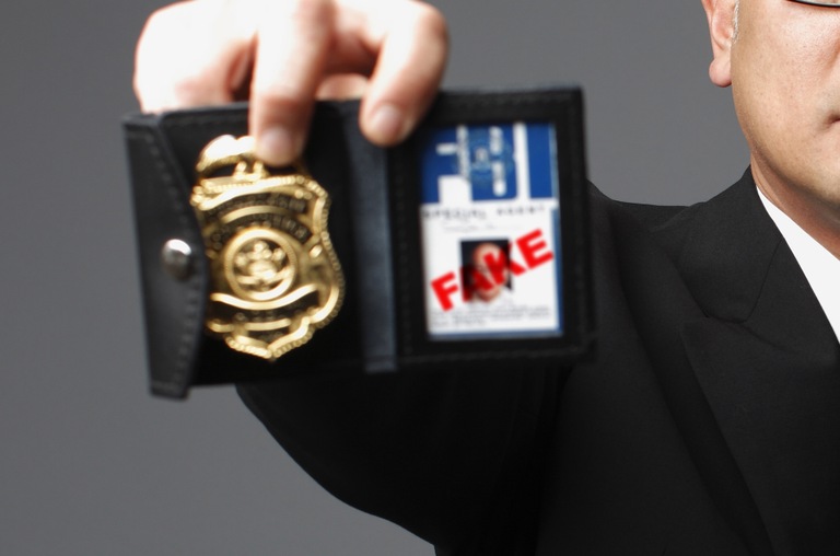 FBI impersonator (Stock Image)