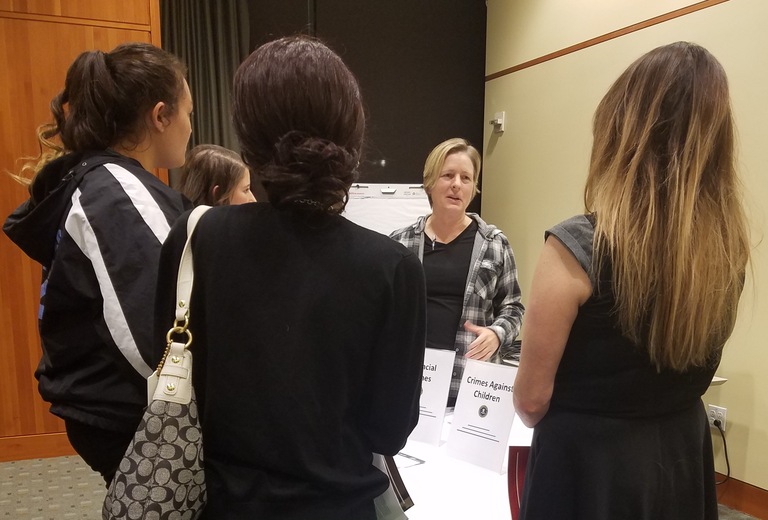 The FBI’s Portland Division, in partnership with ChickTech, is working to recruit women with backgrounds in science, engineering, math and computers. In late October, more than 75 women came together to learn about life in the FBI, the career options available and the benefits to public service.