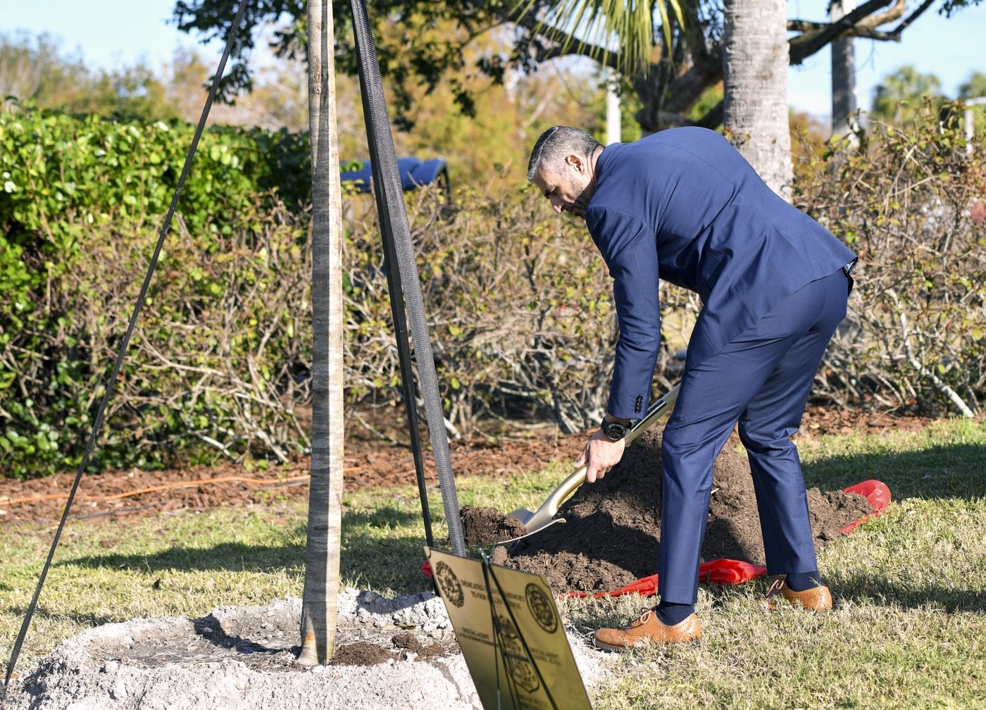 FBI Miami Remembers Fallen Special Agents - Tree Planting