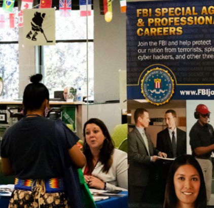 Employees of the FBI Salt Lake Field Office hosted an information booth at the 14th Annual Utah Governor’s Native American
Summit at Utah Valley University in Orem. Approximately 500 people attended the event, including members from all eight
of Utah’s federally-recognized Native American tribes.