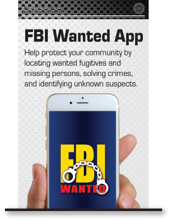 FBI Wanted App Brochure