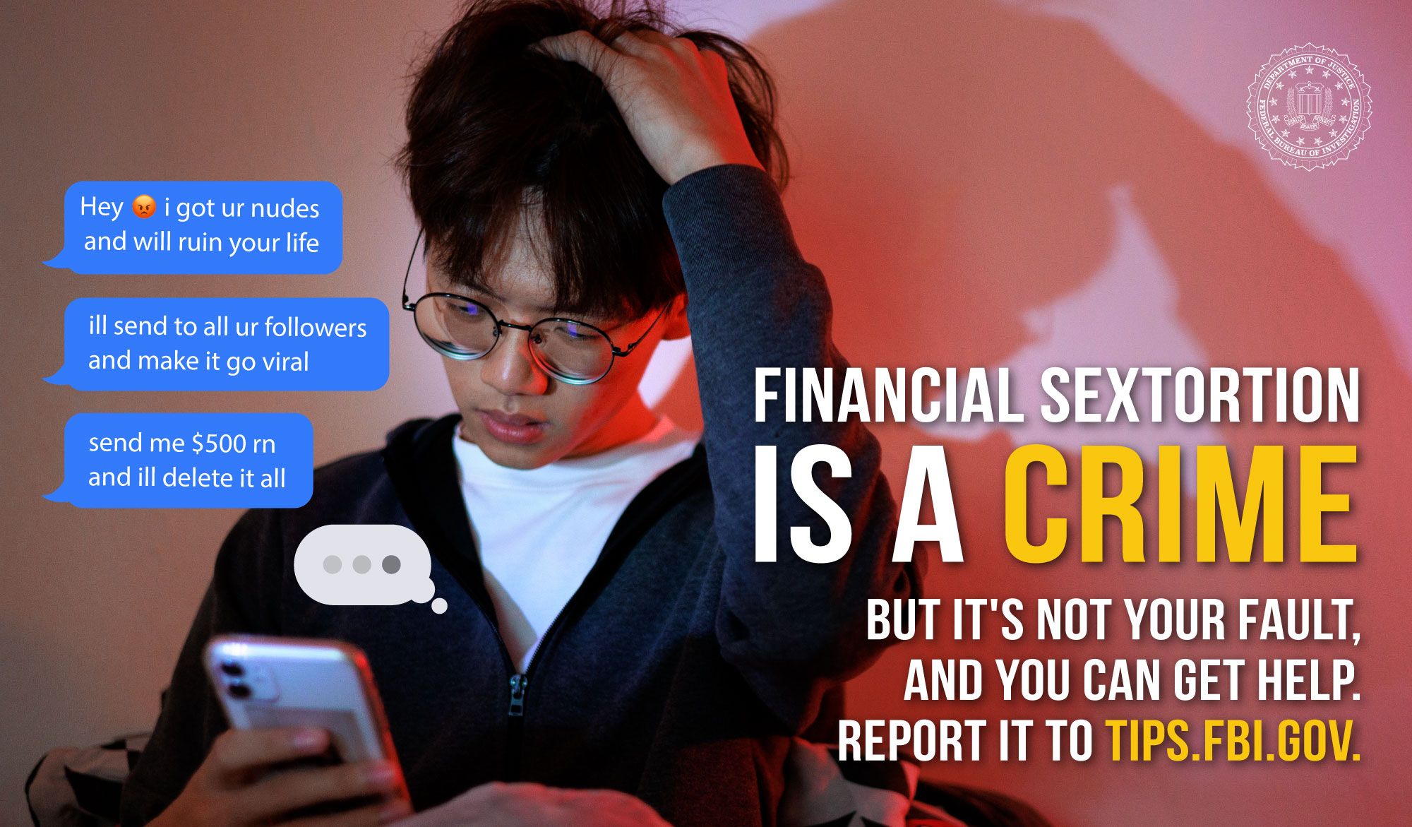 Financially Motivated Sextortion