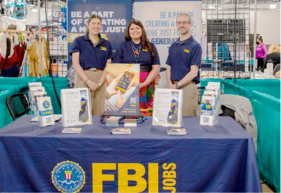 In April 2023, FBI recruiters and ambassadors of the American Indian and Alaskan Native Advisory Committee attended the Gathering of Nations in Albuquerque, New Mexico, to help Native populations see themselves in the Bureau.