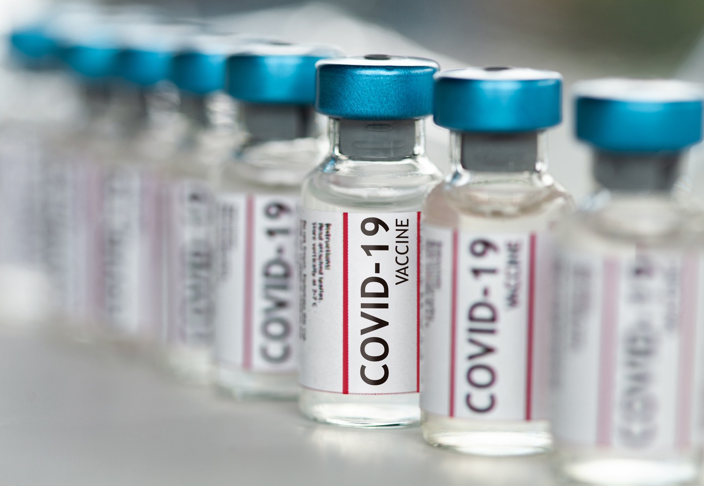 Photo of COVID-19 Vaccine bottles