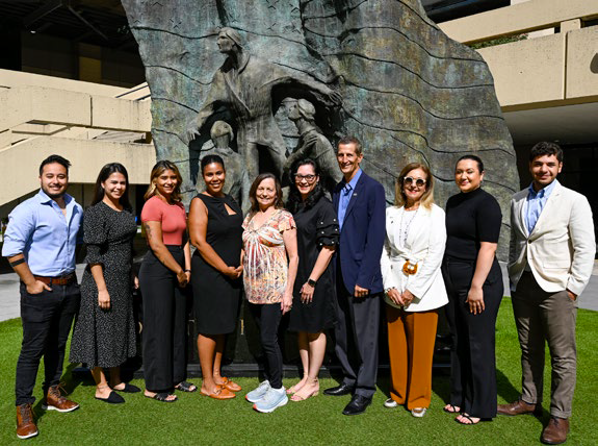 Members of the Hispanic Association of Colleges and Universities visited FBI Headquarters during their trip to Washington, D.C., to commemorate National Hispanic-Serving Institutions week, which was observed September 11-17, 2023. HACU, founded in 1986, represents more than 500 colleges and universities in the United States, Latin America, Spain, and school districts throughout the U.S. HACU is the only national association representing existing and emerging Hispanic-serving institutions.