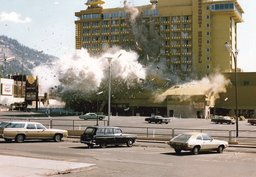 After authorities evacuated Harvey's casino and the surrounding area on August 27, 1980, experts attempted to disarm the bomb, but their efforts were unsuccessful, and the bomb exploded. Fortunately, no one was killed or injured in the blast.