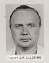Heinrich Clausing, one of the 33 members of the Duquesne spy ring that was rolled up by the FBI in the early 1940s.