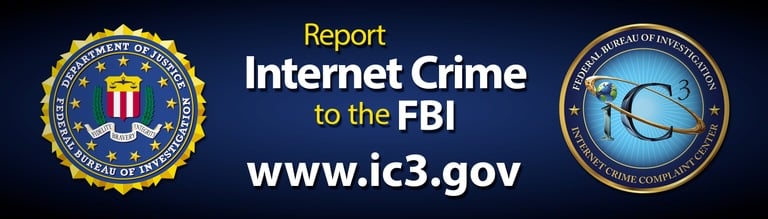 Depiction of digital billboard being used in campaign to encourage the public to report Internet crime to the FBI's Internet Crime Complaint Center (IC3).