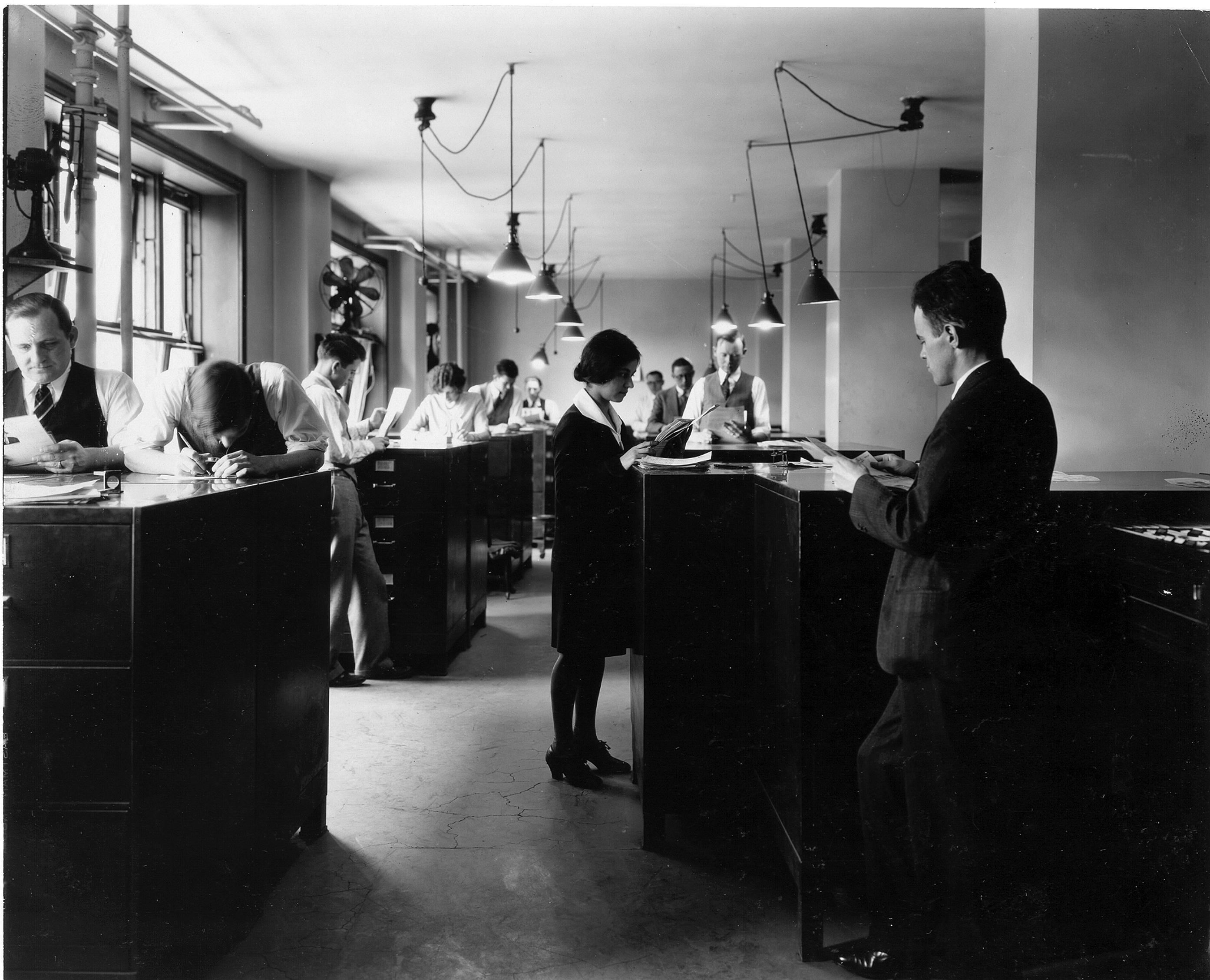 Fingerprint Examiners in 1929