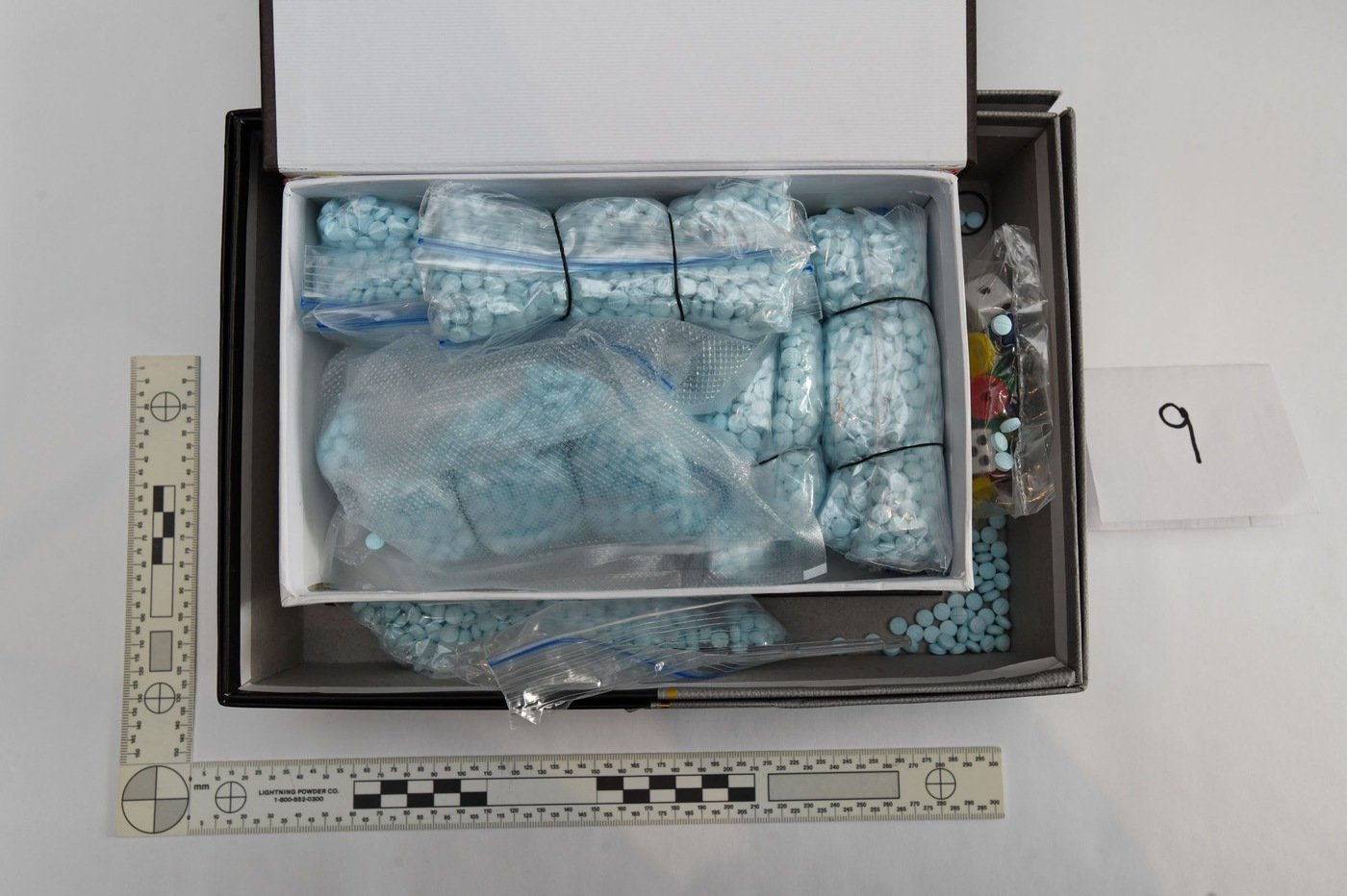Drugs seized in Joint Criminal Opioid and Darknet Enforcement (JCODE) operation in 2021.