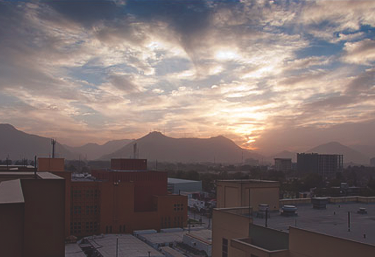 Kabul as seen from the U.S. Embassy, where our legal attachA(c) coordinates the Bureauas role in the region.