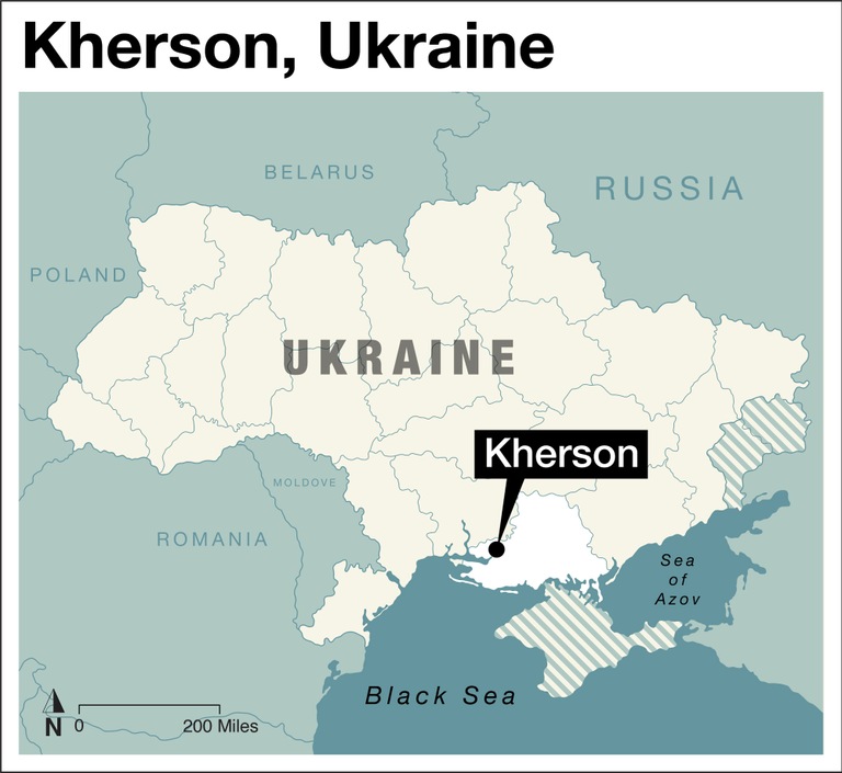 Kherson, Ukraine Map
