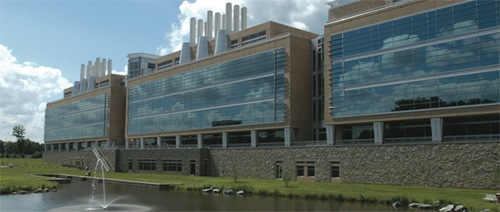 FBI Laboratory building at Quantico, Virginia.