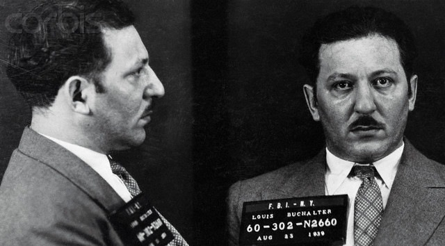 Shortly after he surrendered on August 24, 1939, Louis Buchalter was sentenced to prison on antitrust and narcotics charges. He was later tried and convicted on a state charge of murder. On March 4, 1944, he was executed at Sing Sing Prison.