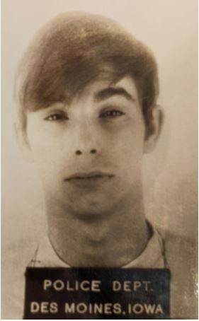 Old mug shot of Danny Liggett, who is a fugitive currently wanted for a 1987 murder in NYC