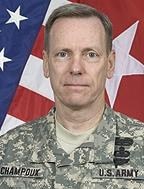 Major Gen. Bernard Champoux, commander of the Armyas 25th Infantry Division, formerly served as deputy chief of staff for operations for NATO forces in Afghanistan.