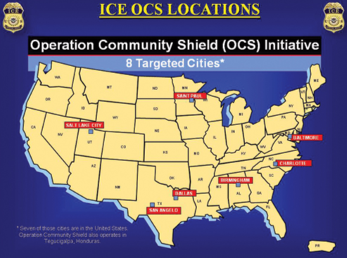 The 8 Targeted cities of the OCS Initiative